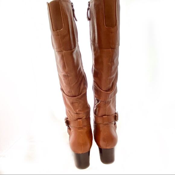 Knee High Boots Array Banana Bread Dakota Ban Zip Boots NWB Sz 9.5 - Picture 9 of 10